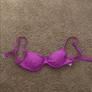 Purple bikini top